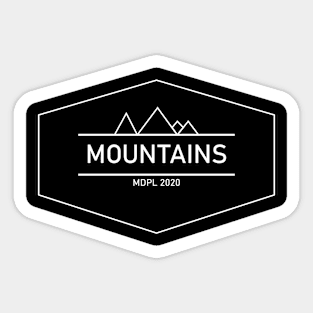 mountains Sticker